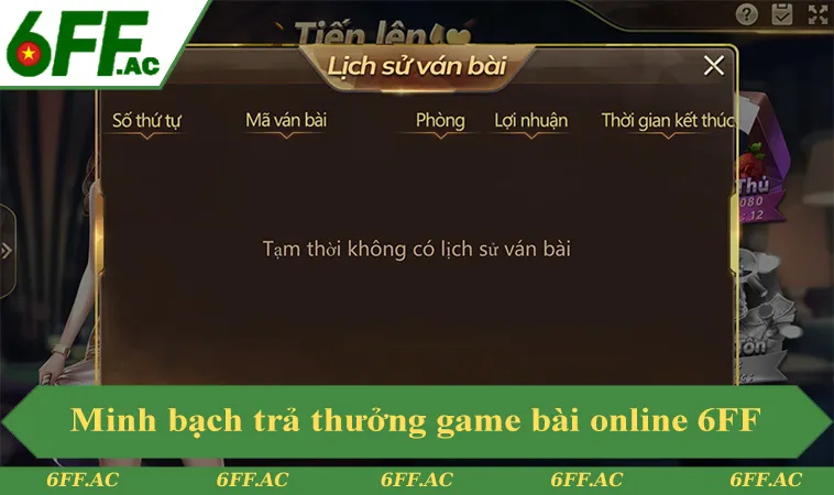 Game Bài 6FF 2 Minh bạch trả thưởng tại game bài online nhà cái 6FF