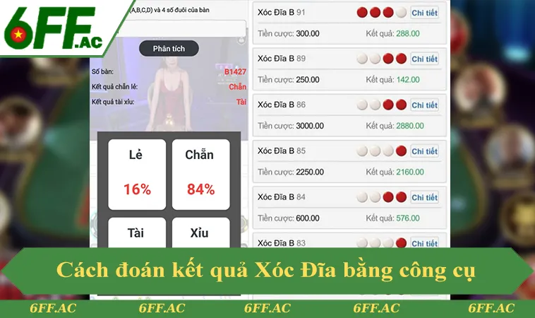 Cách đoán kết quả Xóc Đĩa bằng công cụ